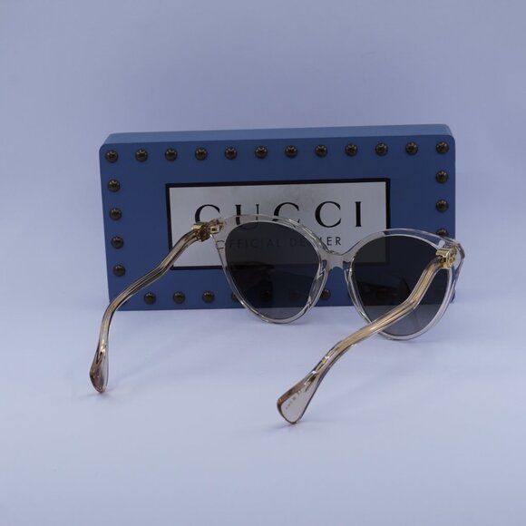 Gucci GG1011S 006 Cat Eye Sunglasses - Transparent Pink main image 6